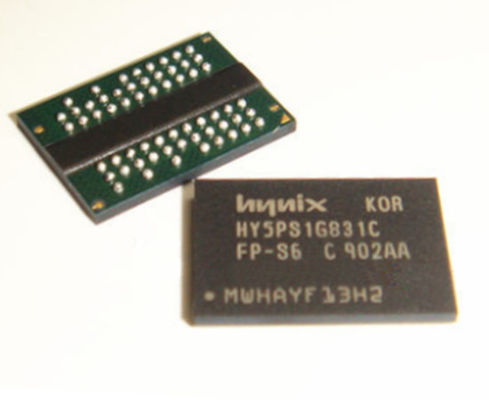 Porcellana Chip di memoria flash mobile di HY5PS1G831CFP-S6 RDT DRAM 128MX8 0.4ns CMOS PBGA60 fabbrica