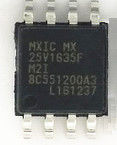 Porcellana Chip di memoria di MX25V1635FM2I IC 16M SPI 80MHZ 8SOP, memoria flash CI del taccuino fabbrica