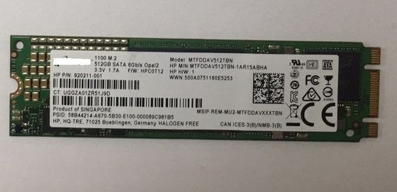 Porcellana Chip di memoria dello SSD di MTFDDAV512TBN-1AR15ABHA, disco rigido di esterno dello SSD 1100 512gb distributore