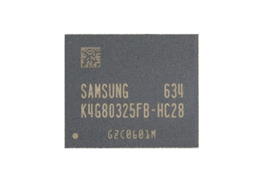 Porcellana 7,0 acceleri la densità del chip di memoria K4G80325FB-HC28 GDDR5 256Kx32-28 BGA 8G dei GBP DRAM distributore